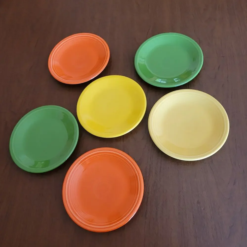 Vintage Fiesta ware Homer Laughlin Dessert Bread Salad Plate Plate 7.25